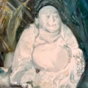 41 ~ Constance Mensink ~ Buddha ~ Watercolor